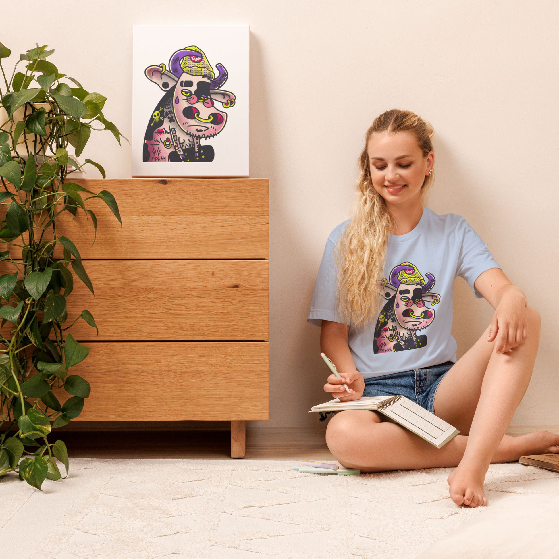 GO VEGAN LOVE - KINGZ/QUEENZ - T-SHIRT