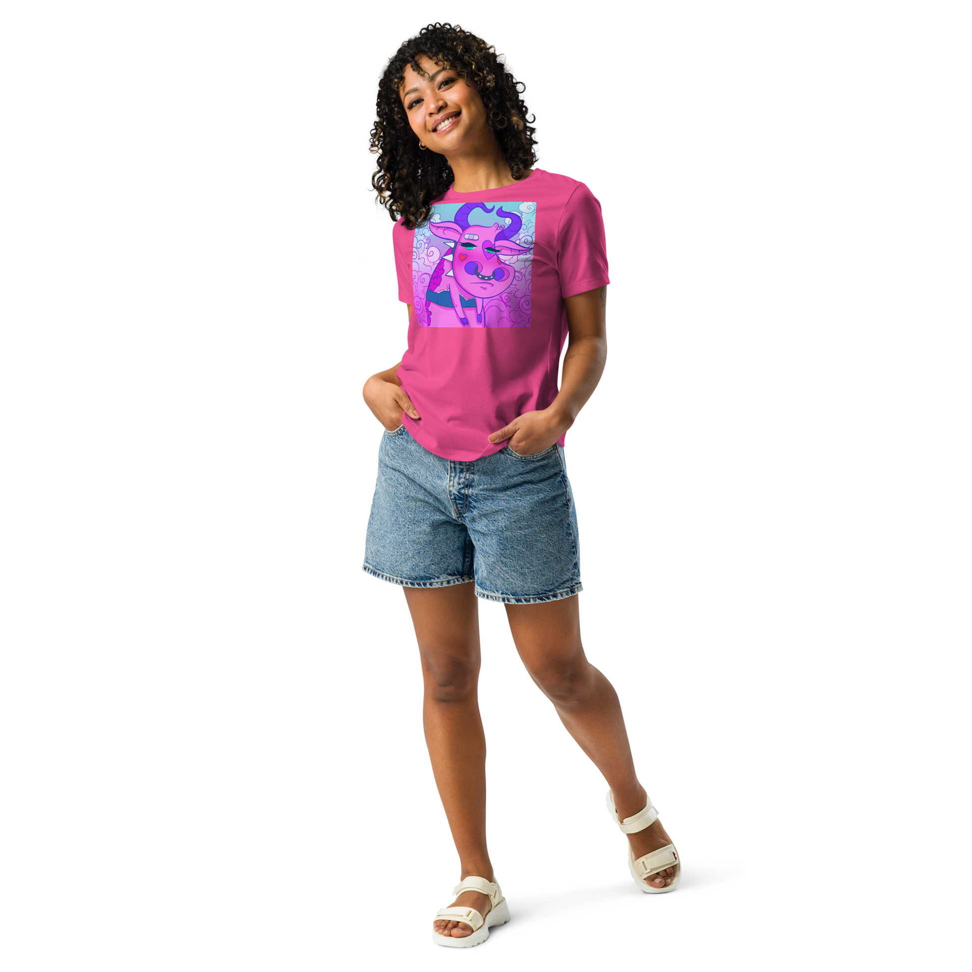 MALEVOLA - QUEENZ - RELAXED -T-SHIRT