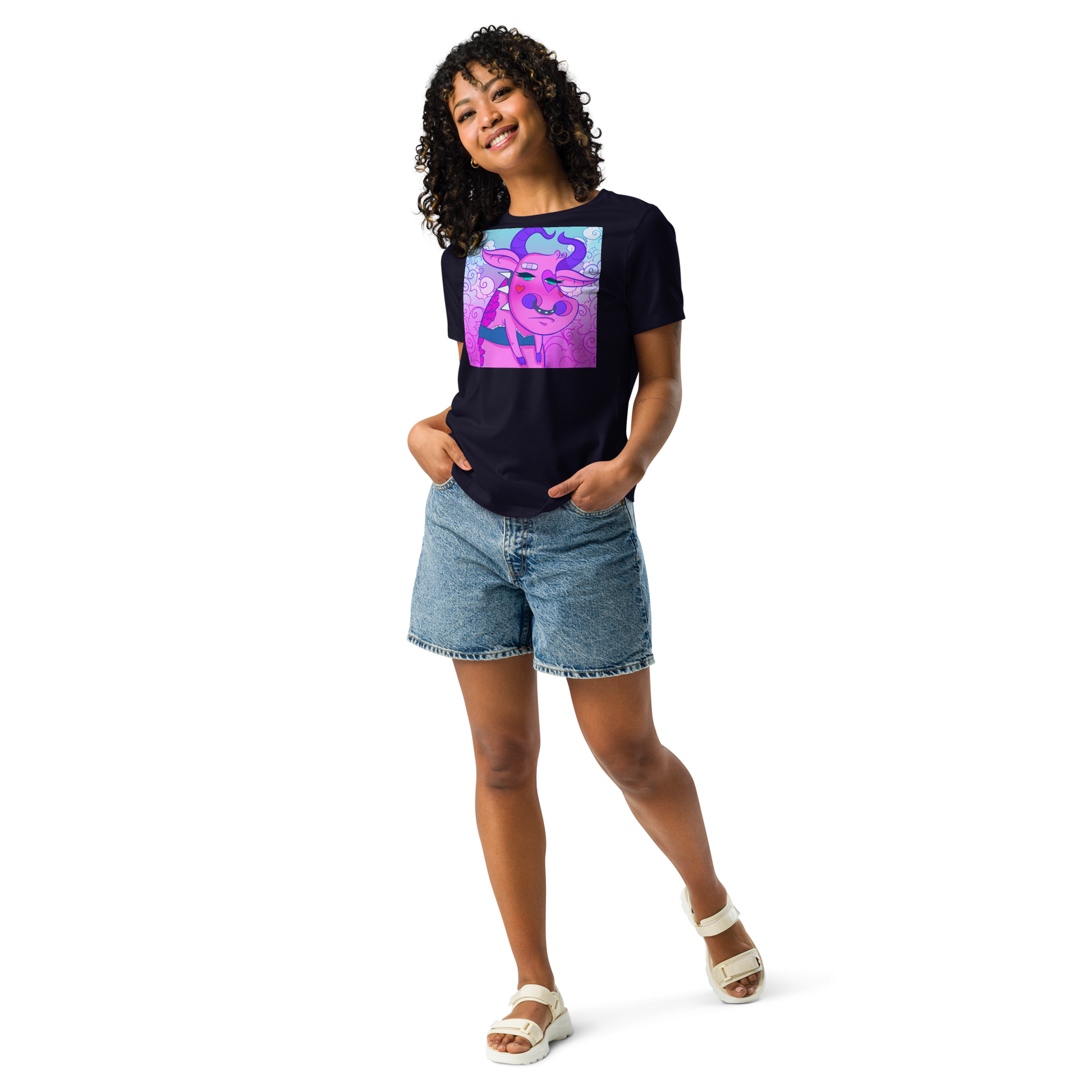 MALEVOLA - QUEENZ - RELAXED -T-SHIRT